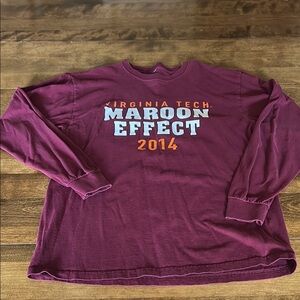 Virginia Tech Maroon Long Sleeve Shirt